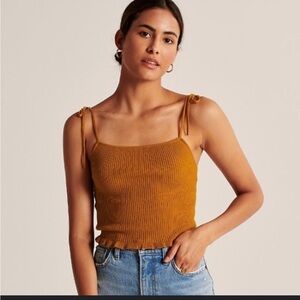 Abercrombie and Fitch orange top; Size M